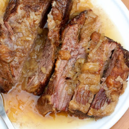 Brisket with Slow-Cooked Onions recipes