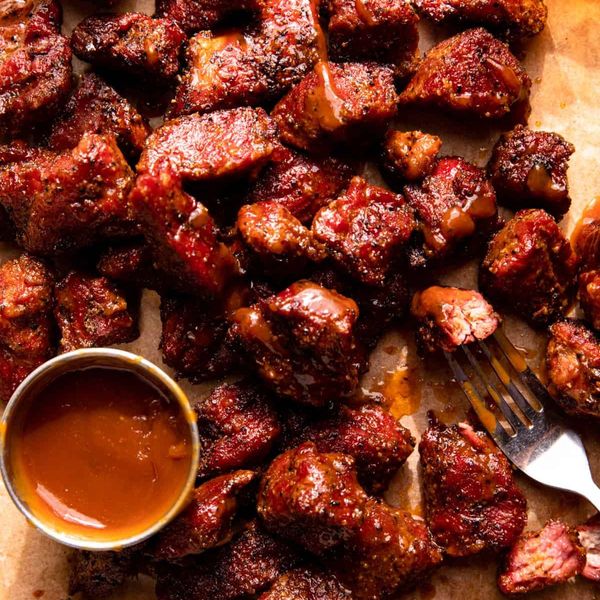 Smoked Chuck Roast Burnt Ends
