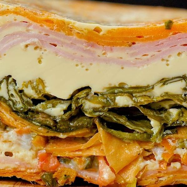 Layered Sweet Potato Casserole