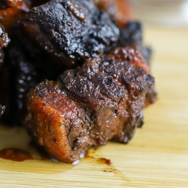 Apple Cider & Hot Honey Mustard Burnt Ends