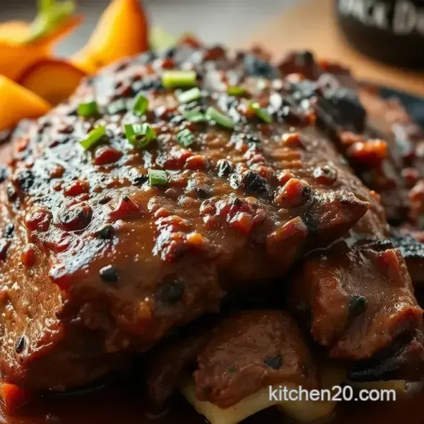 Slow Cooked Beef Brisket with Jack Daniel’s