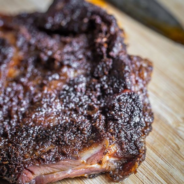 Dry-Rubbed, Slow Roasted Lamb Breast or Brisket