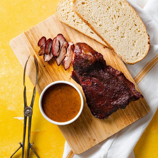 Sous Vide Smoked Pork Brisket