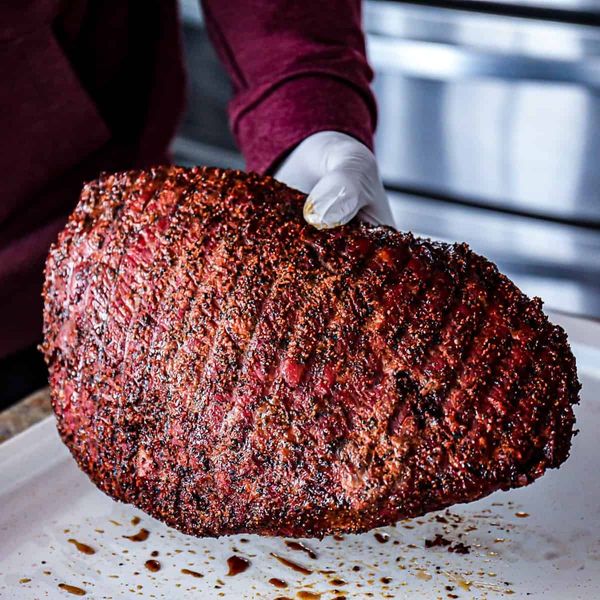 Traeger Smoked Brisket Flat (5 LB Pellet Grill Demo) Recipe | Sip Bite Go